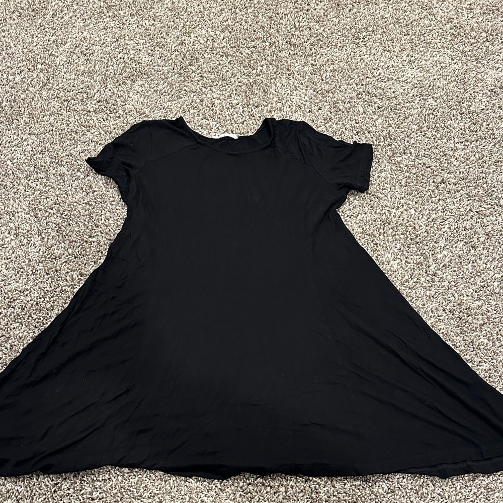 Lush Black Mini Dress